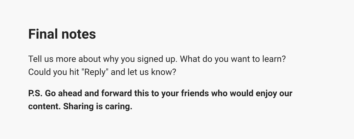 Free 5-day beginners email course