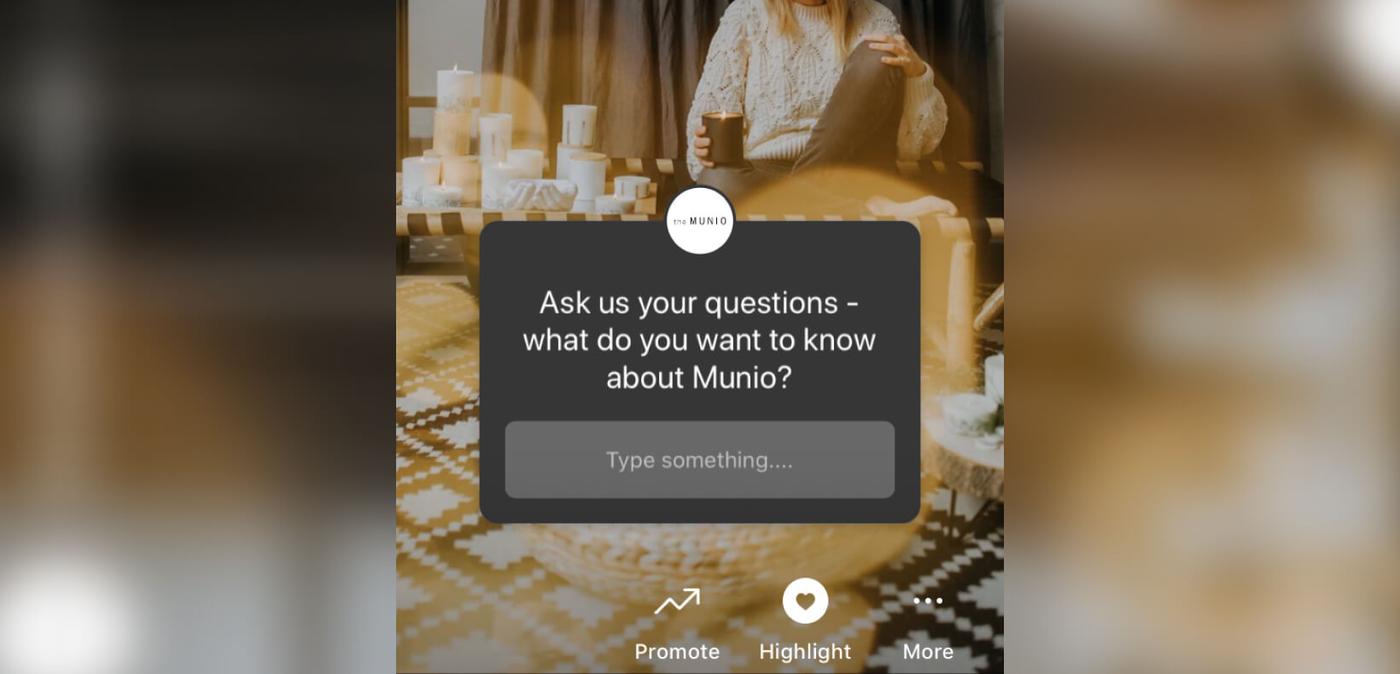 Instagram Story with the poll widget