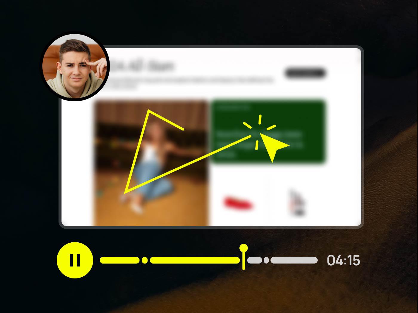 Usability test playback
