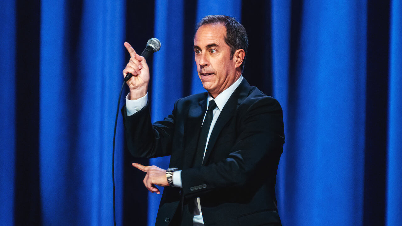 Screenshot from Jerry Seinfield's Netflix special