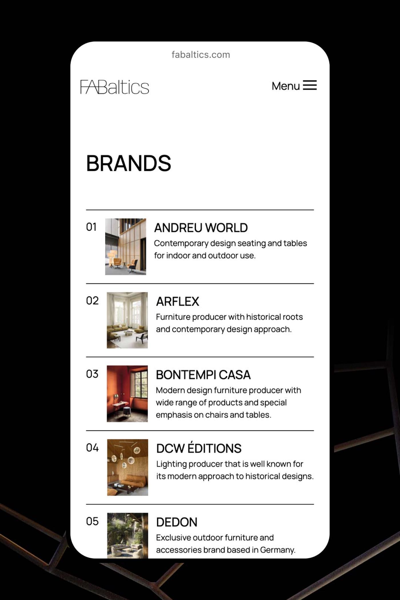 Fabaltics mobile brands