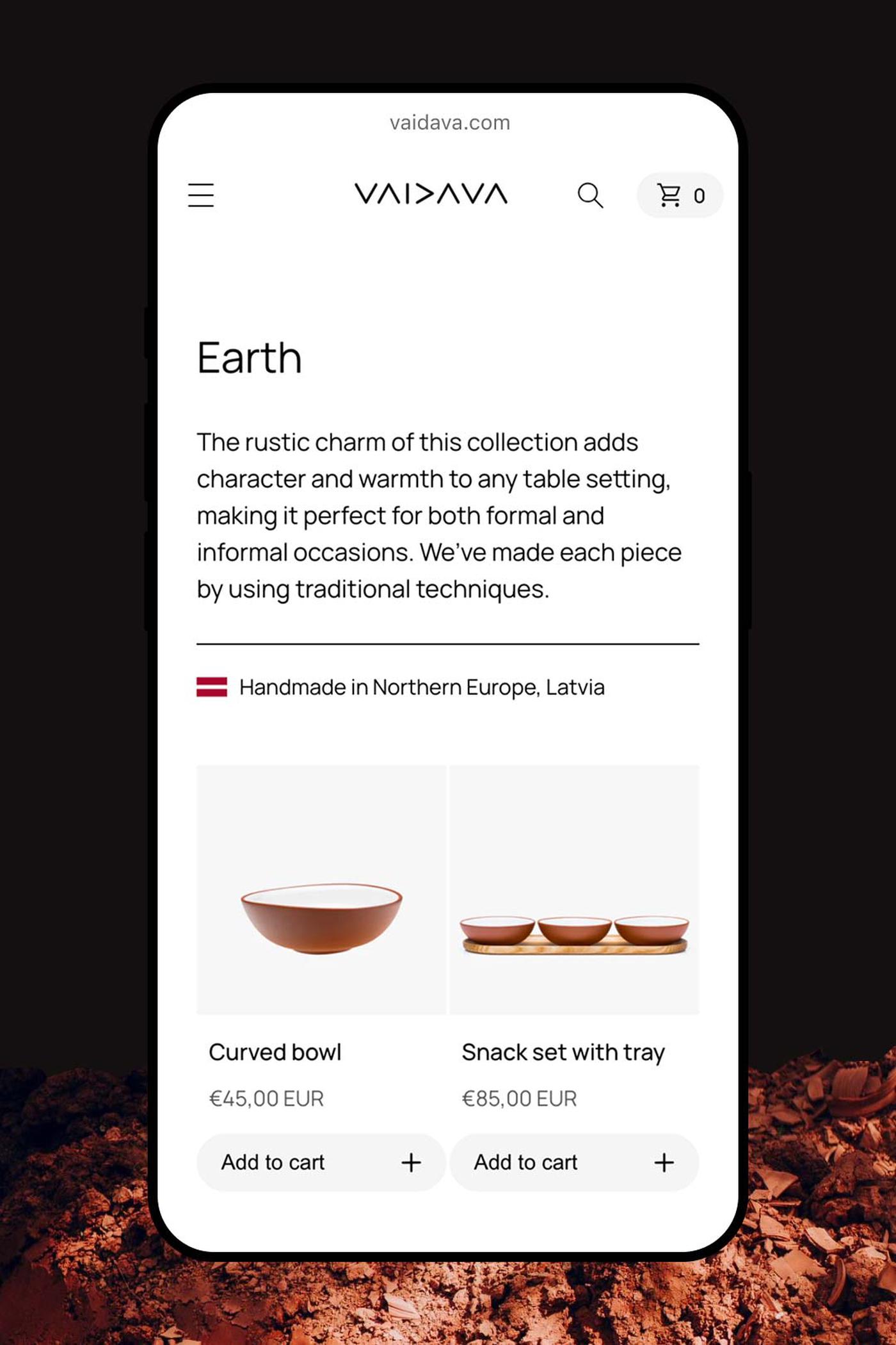 Vaidava mobile collection